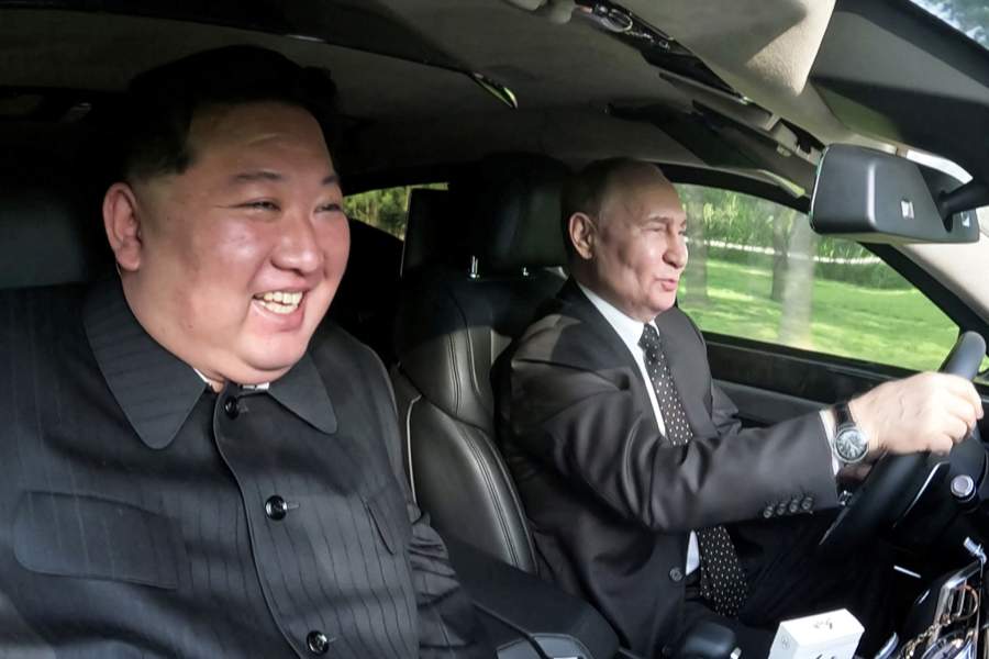 Путин в Северной Корее