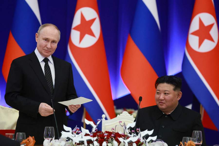 Путин в Северной Корее