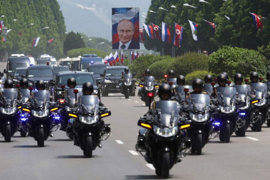 Путин в Северной Корее