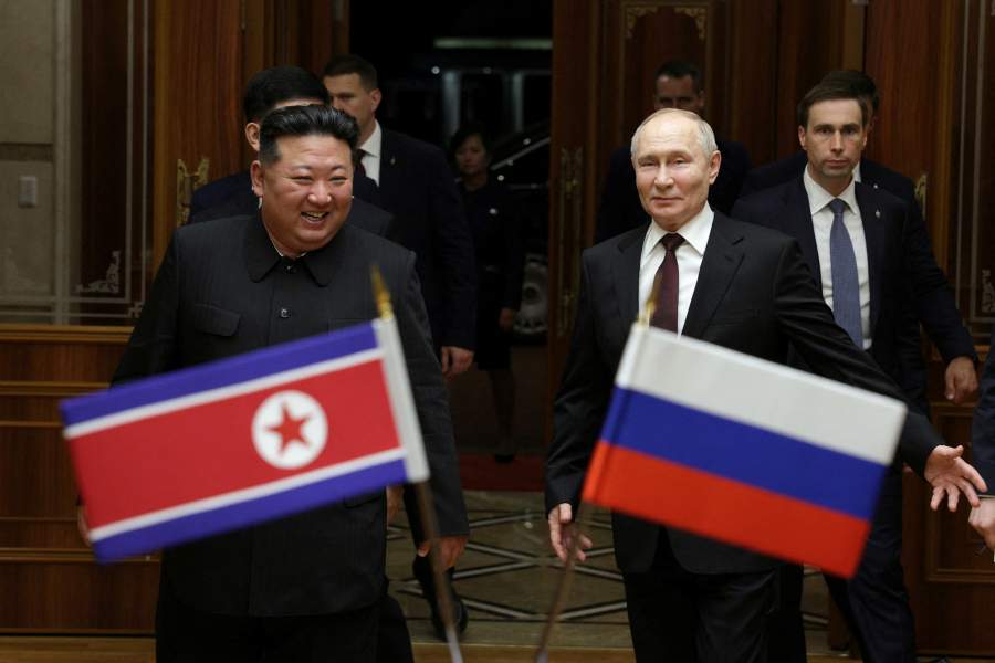 Путин в Северной Корее