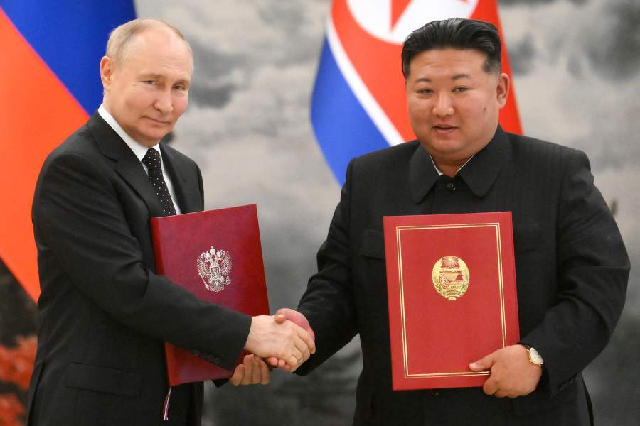 Путин в Северной Корее