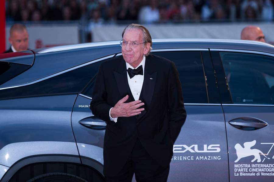 Дональд Сазерленд на красной дорожке 74-го Венецианского кинофестиваля