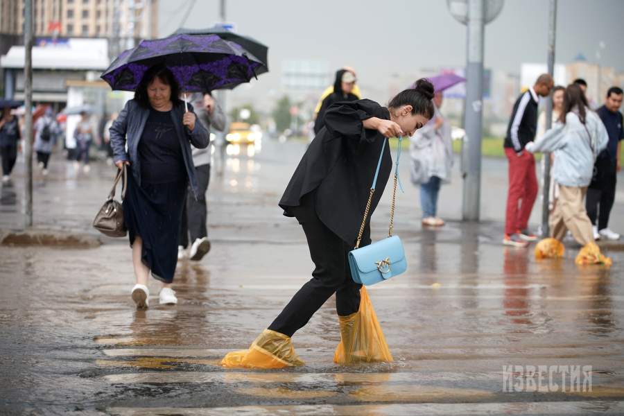 Дождь в Москве