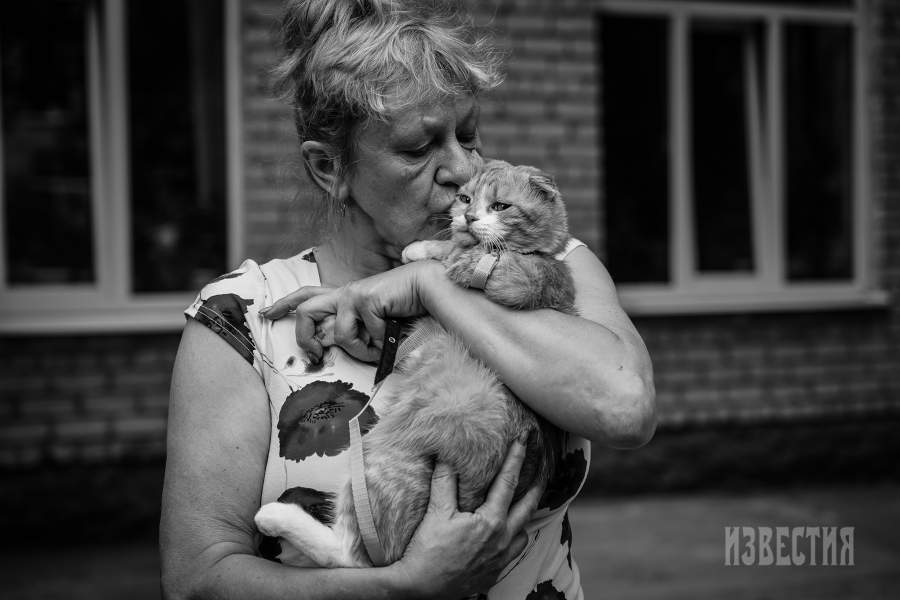 Эвакуированные жители Курской области