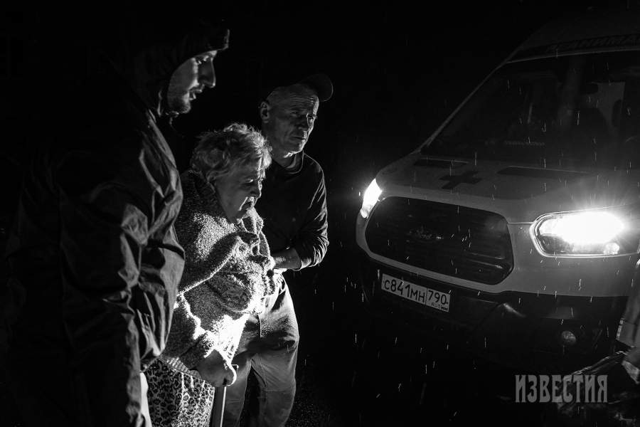 Эвакуированные жители Курской области