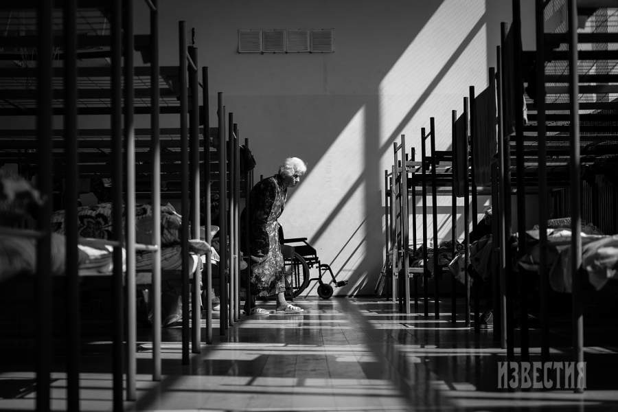 Эвакуированные жители Курской области