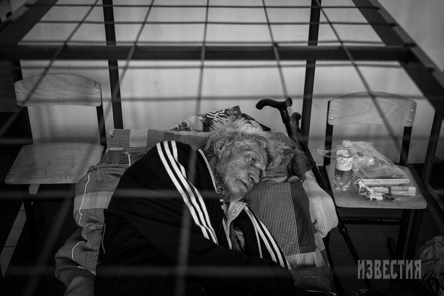 Эвакуированные жители Курской области