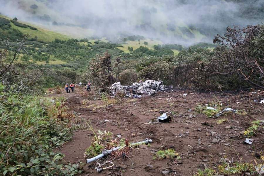 Вертолет Ми-8 потерпел крушение на Камчатке. Все находившиеся на борту погибли