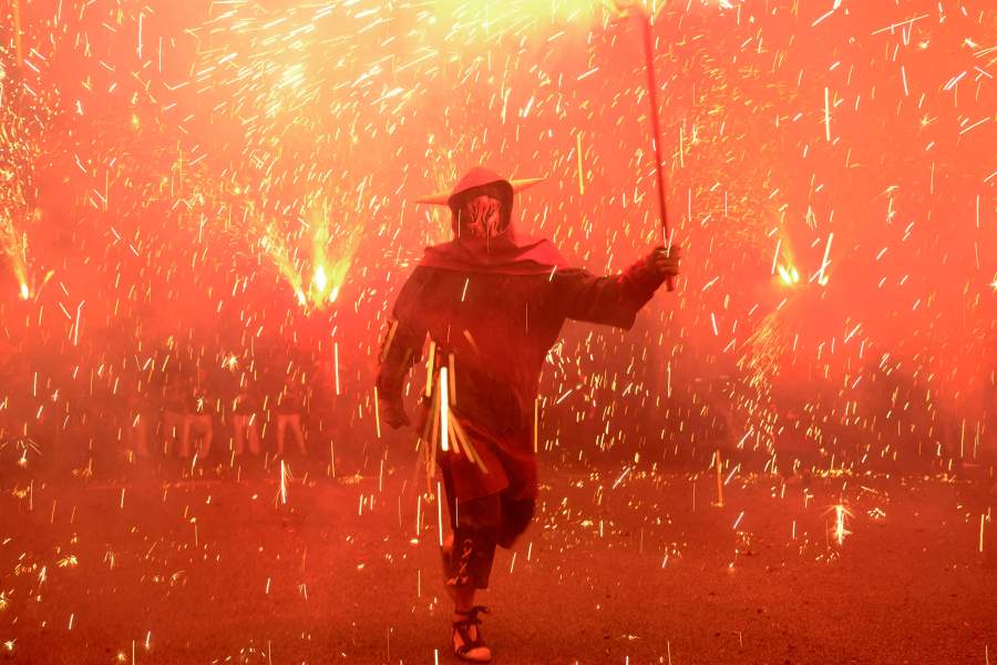 В Барселоне прошел фестиваль Ла Мерсе