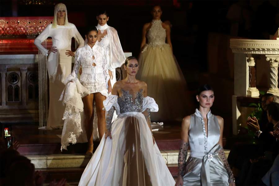 Показ свадебной моды Rome Fahion White в Риме