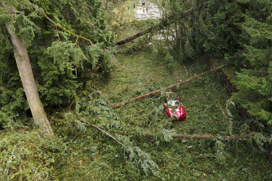21 ноября 2024 года. «Бомбовый циклон» обрушился на северо-запад США