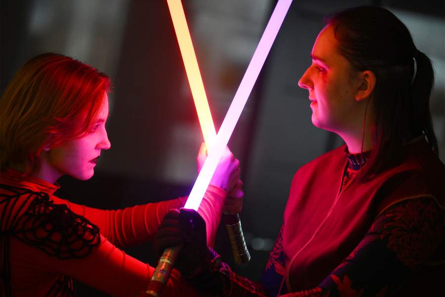 Участники фестиваля поп-культуры «Хомякон» в Москве