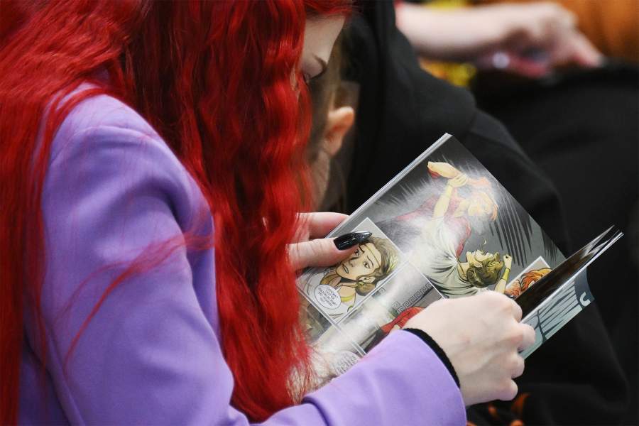 Участница фестиваля поп-культуры «Хомякон» в Москве