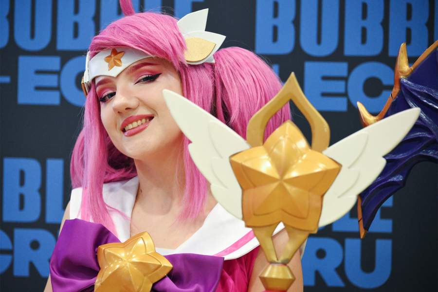 Участница фестиваля поп-культуры «Хомякон» в Москве