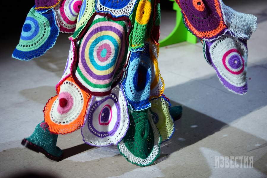 Показ одежды бренда Vereja на четвертой Московской неделе моды в ЦВЗ «Манеж»