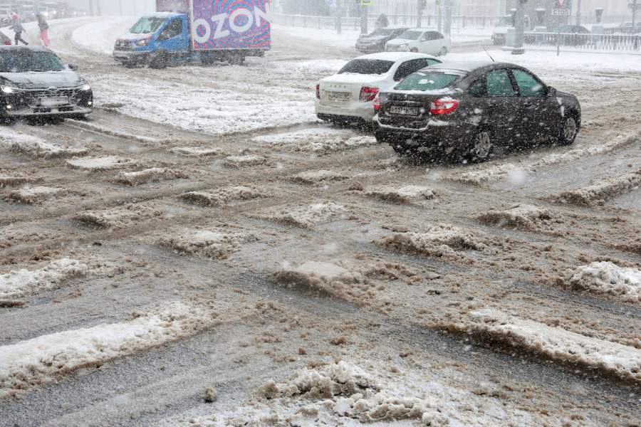 Снегопад в Перми