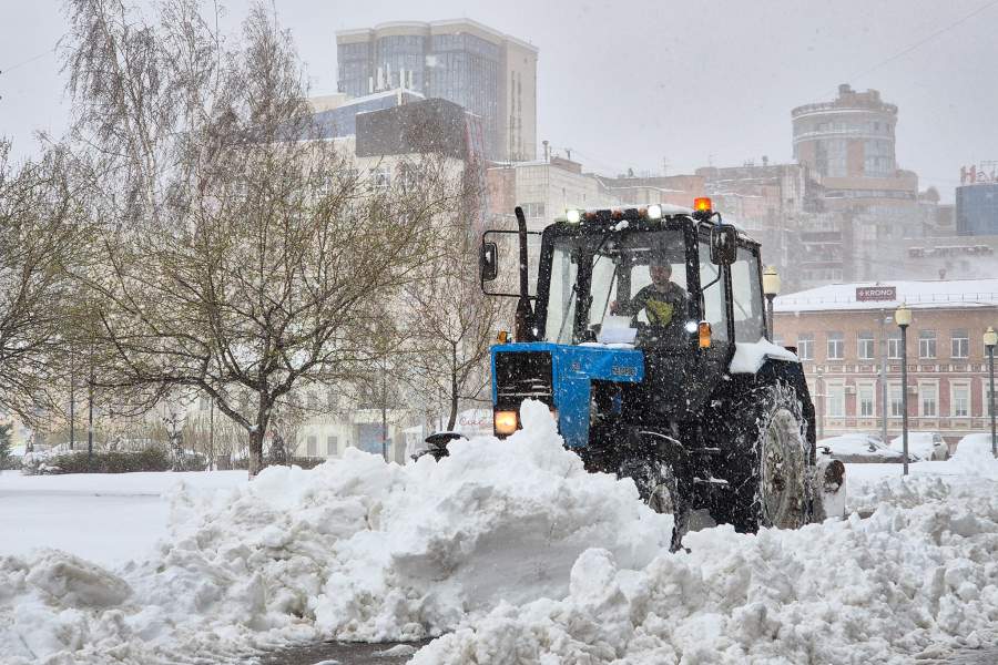 Снегопад в Перми