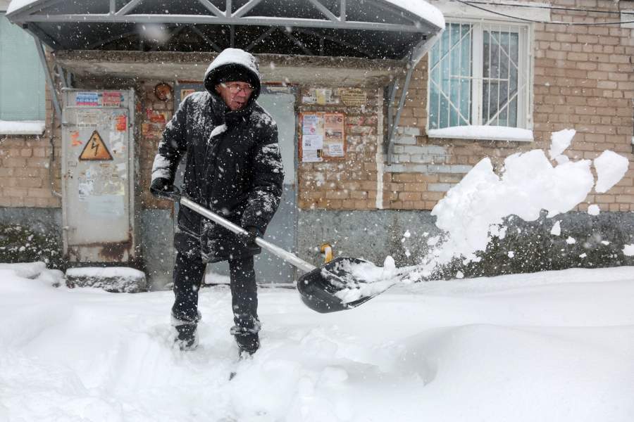 Снегопад в Перми