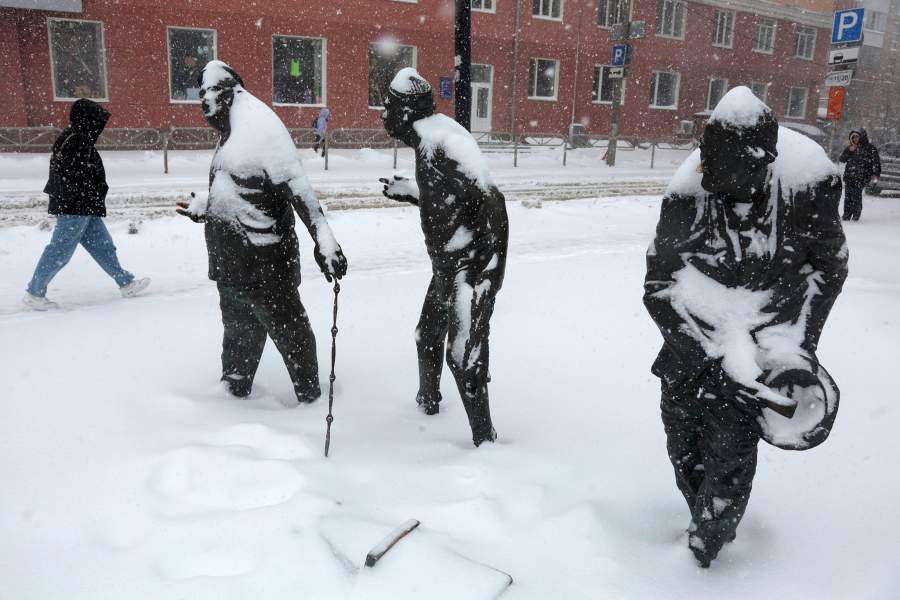 Снегопад в Перми