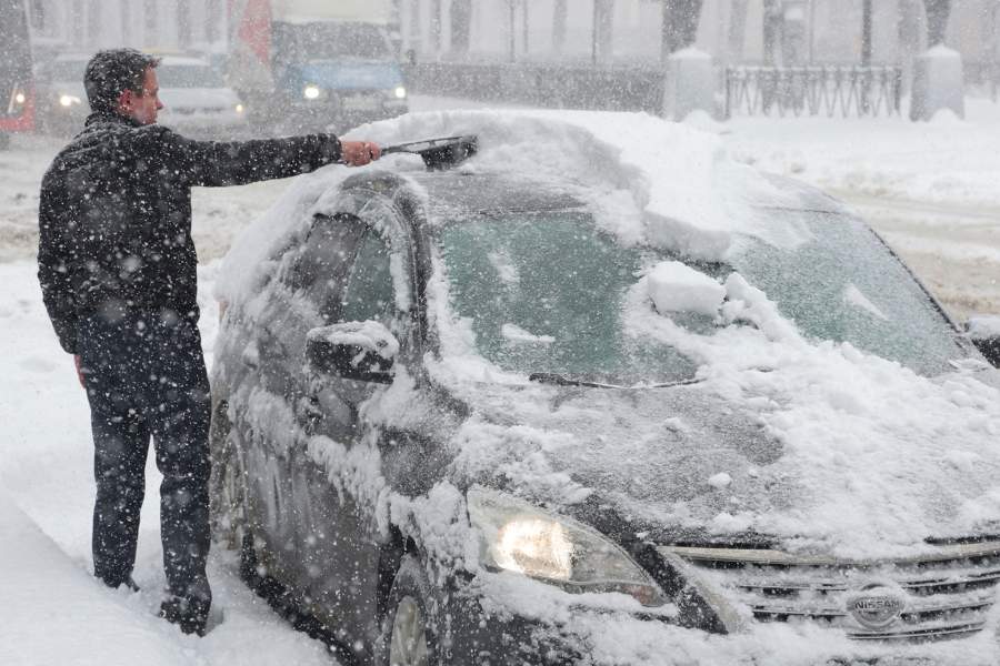 Снегопад в Перми