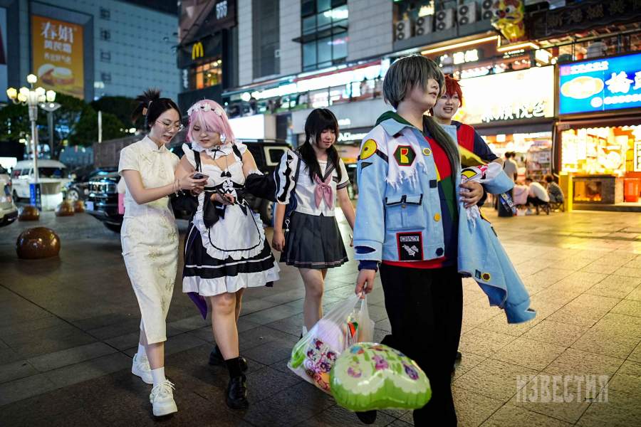 Китайская молодежь порой выглядит совсем как их японские ровесники