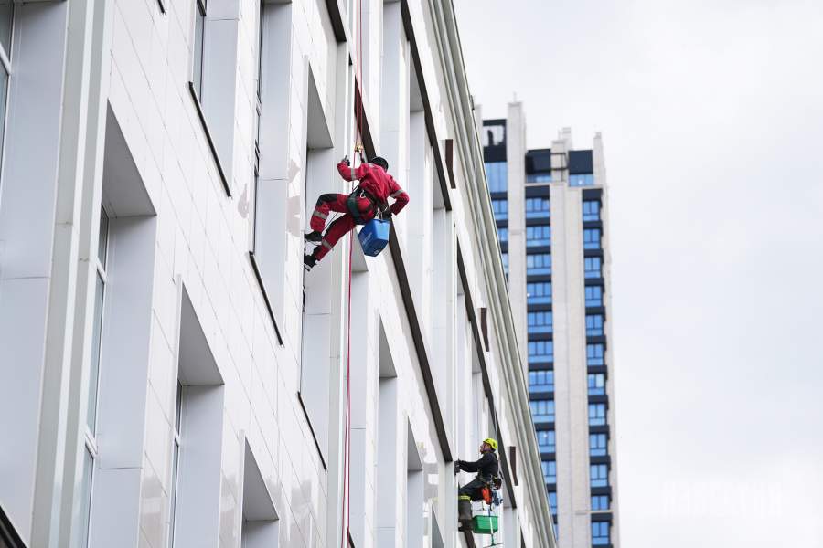 Альпинисты-мойщики