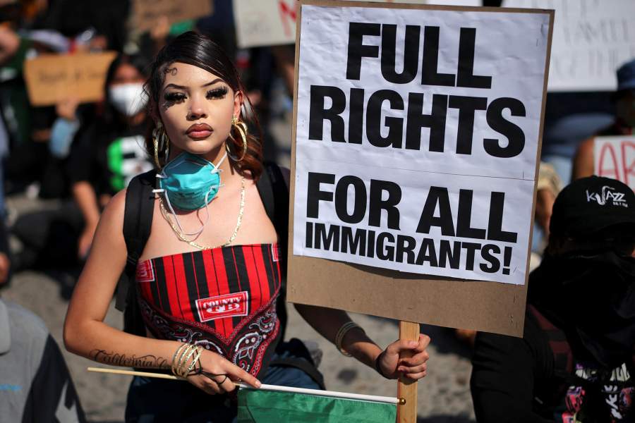 Протесты в Лос-Анджелесе