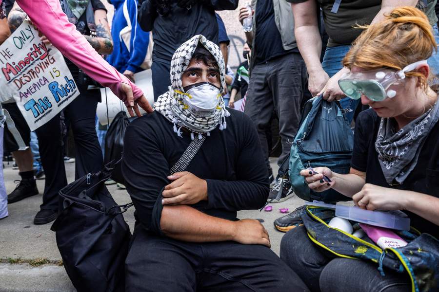 Протесты в Лос-Анджелесе