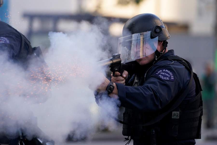 Протесты в Лос-Анджелесе
