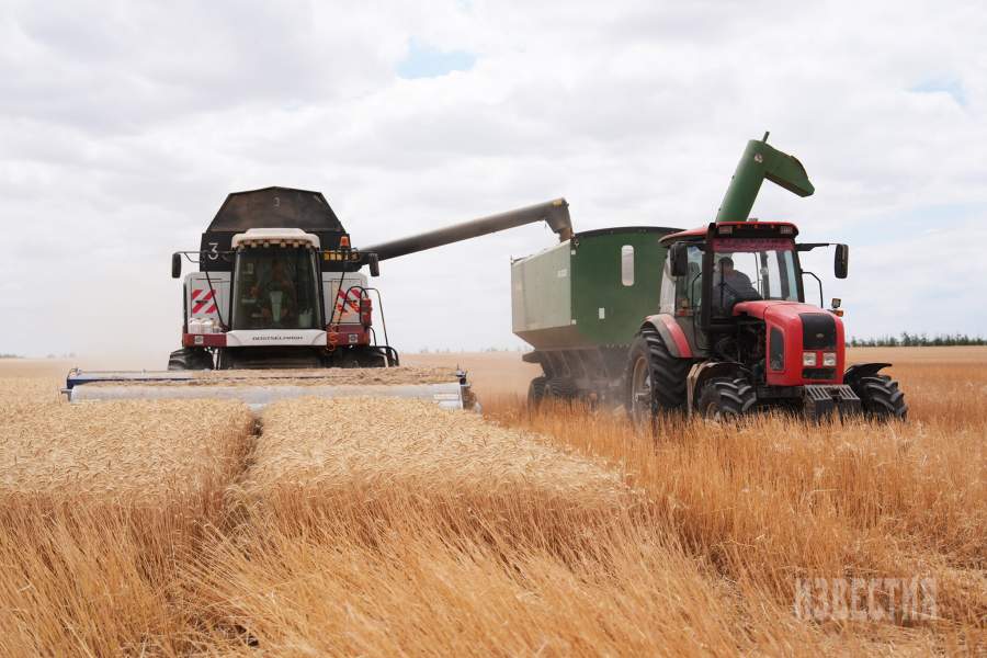 Уборка зерна в Ставропольском крае
