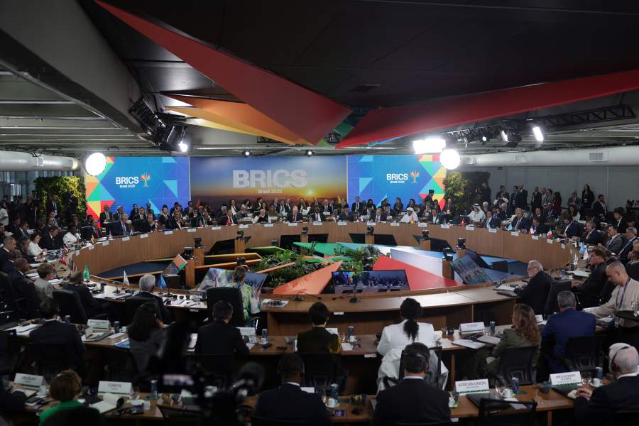 A view during the BRICS Summit, at the Museum of Modern Art (MAM) in Rio de Janeiro, Brazil July 6, 2025. REUTERS/Ricardo Moraes