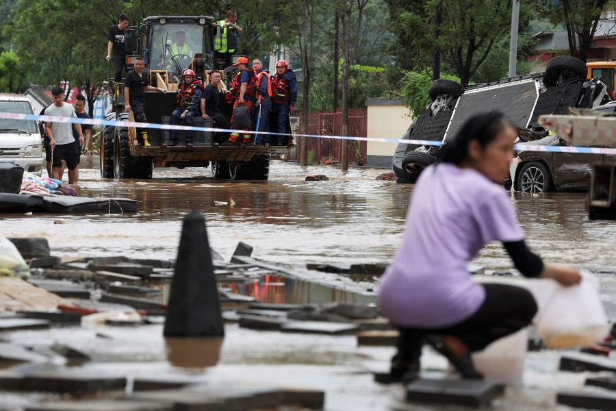 Наводнение в Пекине