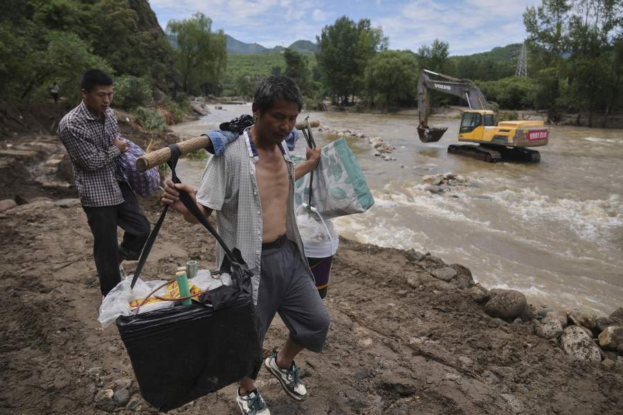 Наводнение в Пекине