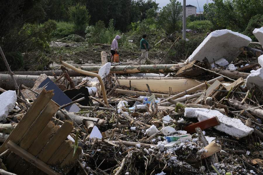 Наводнение в Пекине