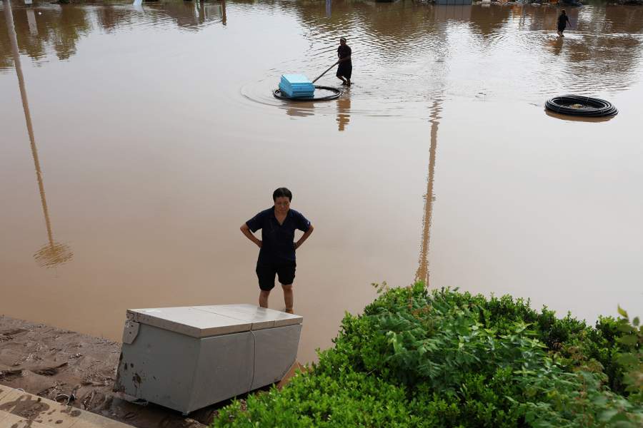 Наводнение в Пекине