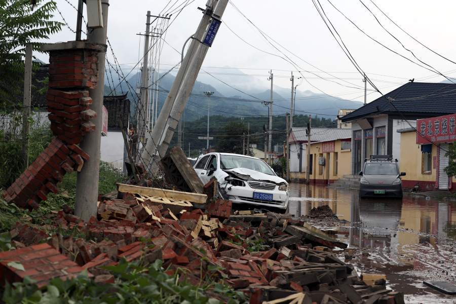 Наводнение в Пекине