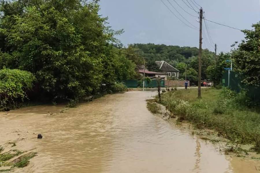 Подъём воды в реке Чепси