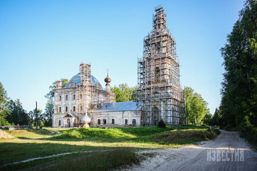 Общий вид на закате 