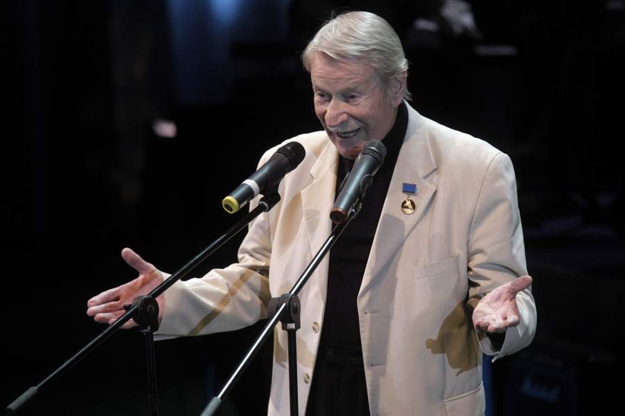 Актер Иван Краско на церемонии вручения театральной премии "Золотой софит" в Санкт-Петербурге