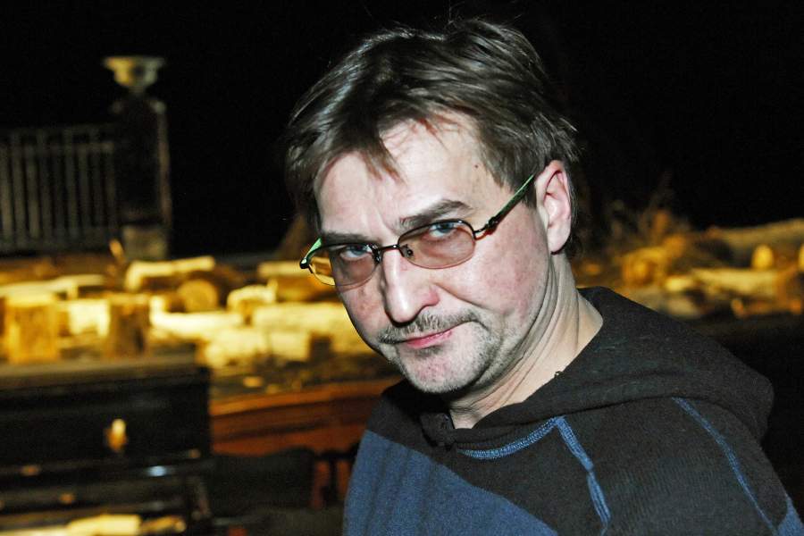 Режиссер Юрий Бутусов на предпремьерном показе спектакля «Иванов» в МХТ им. А.П. Чехова