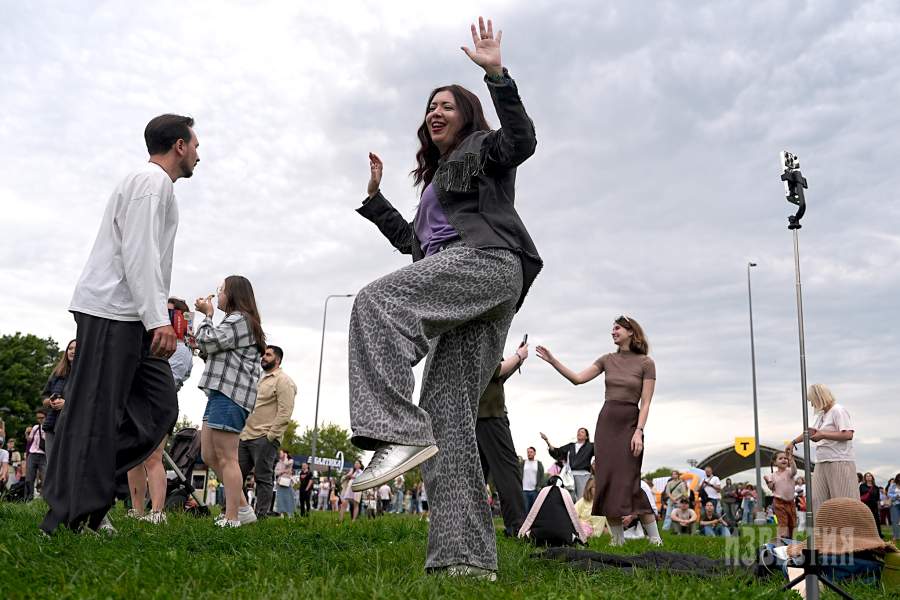 Посетители на «ИТ-пикнике» в музее-заповеднике «Коломенское»