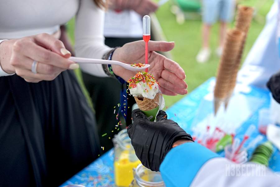 Посетители во время выступления на «ИТ-пикнике» в музее-заповеднике «Коломенское»