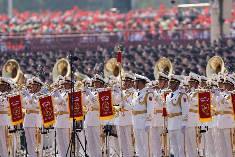 Военный парад в честь 80-летия окончания Второй мировой войны в Пекине