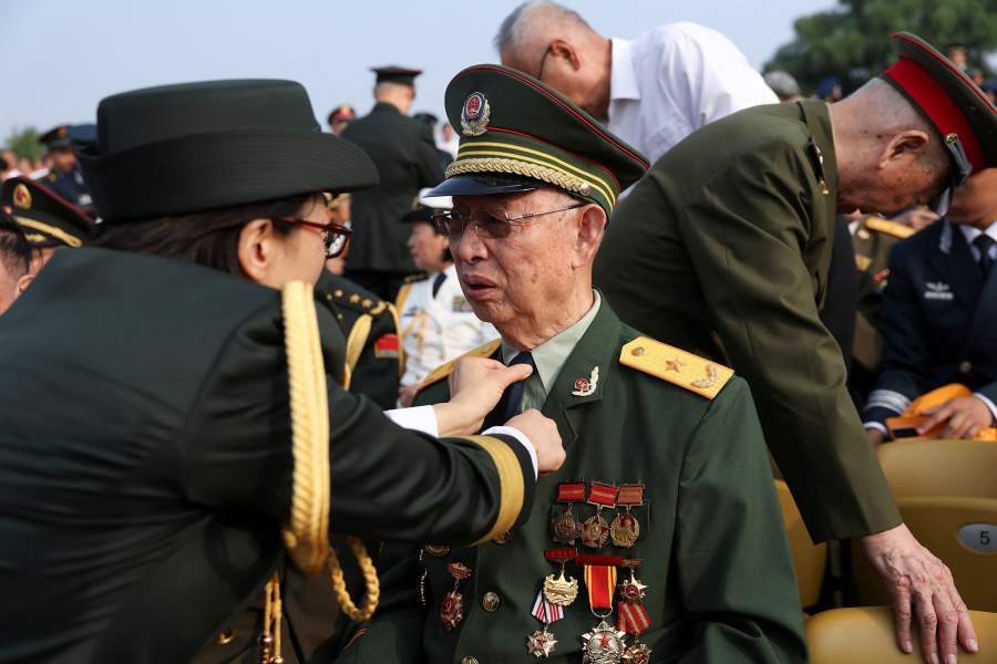 Военный парад в честь 80-летия окончания Второй мировой войны в Пекине