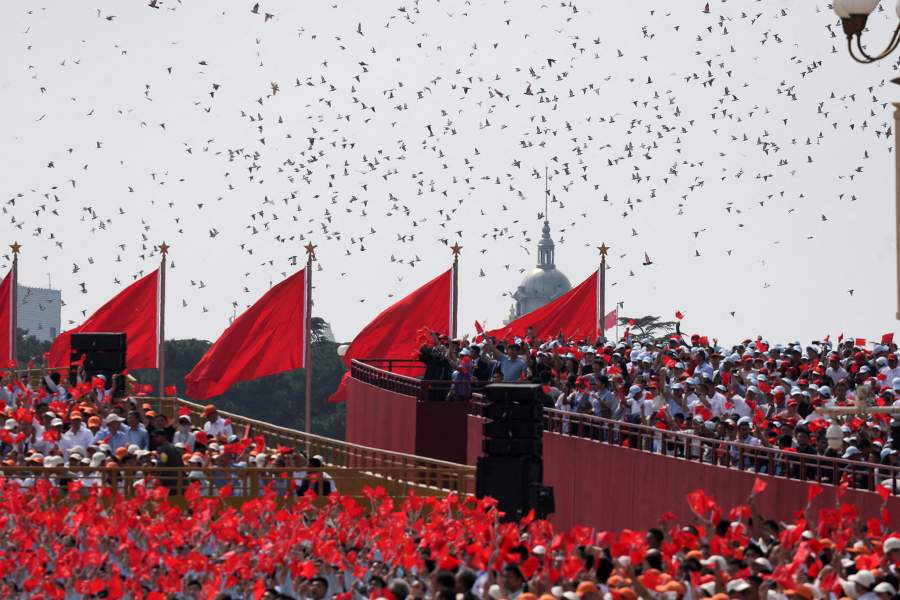 Военный парад в честь 80-летия окончания Второй мировой войны в Пекине