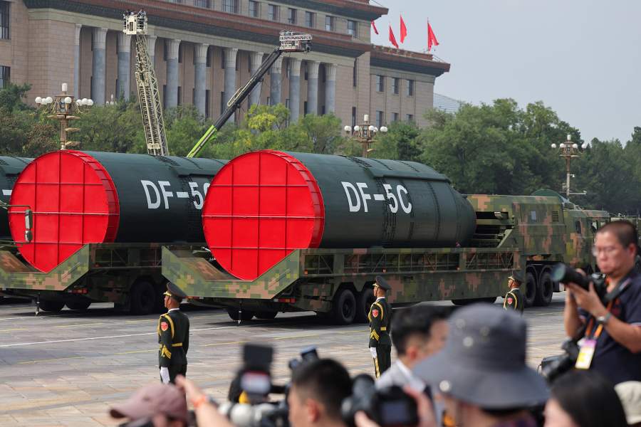 Военный парад в честь 80-летия окончания Второй мировой войны в Пекине