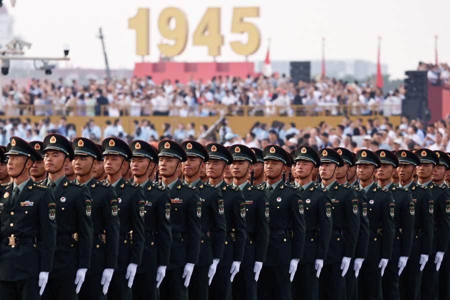Военный парад в честь 80-летия окончания Второй мировой войны в Пекине