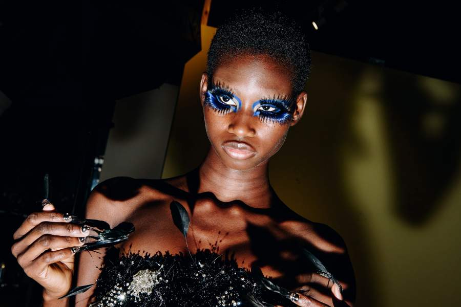 Backstage at the Luar fashion show as part of Spring/Summer 2026 New York Fashion Week on September 15, 2025 in New York, New York. (Photo by Nina Westervelt/WWD via Getty Images)