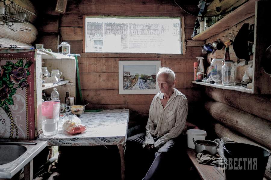 Владимир Иванович Исаев — последний постоянный житель деревни Никитино под Кимрами в Тверской области