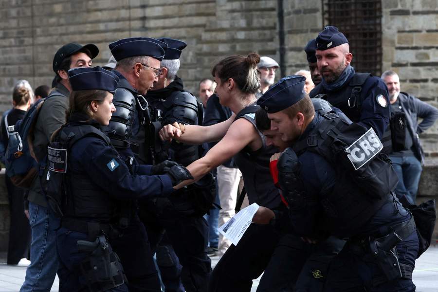 Протесты во Франции